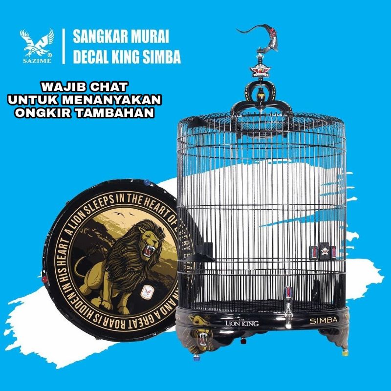 Sangkar Sazime Murai King Simba