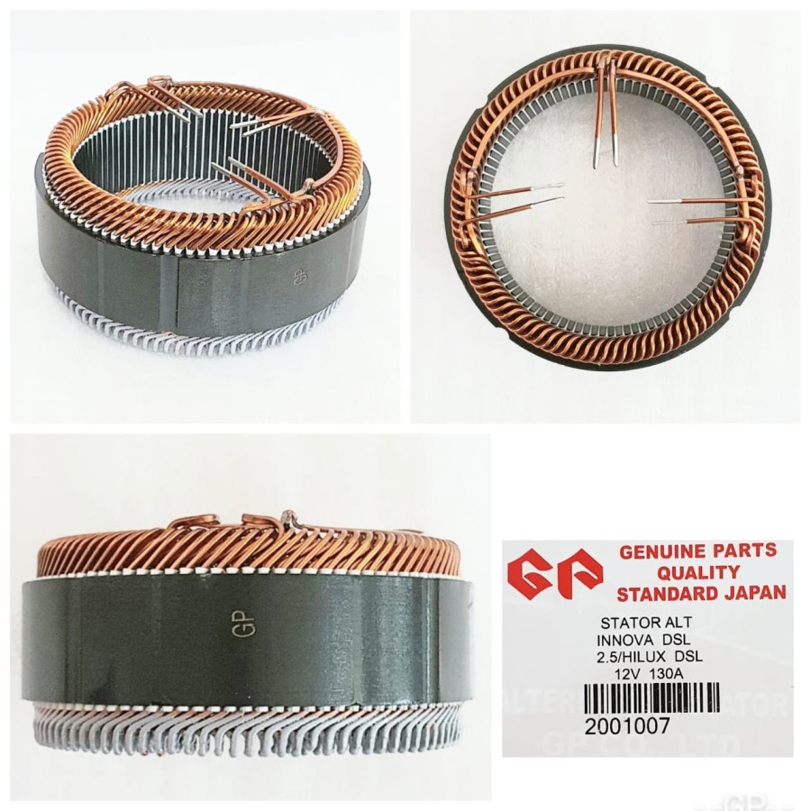 Stator Alternator GP Innova Diesel 2.5 / Hilux Diesel 2.5 12V 130A