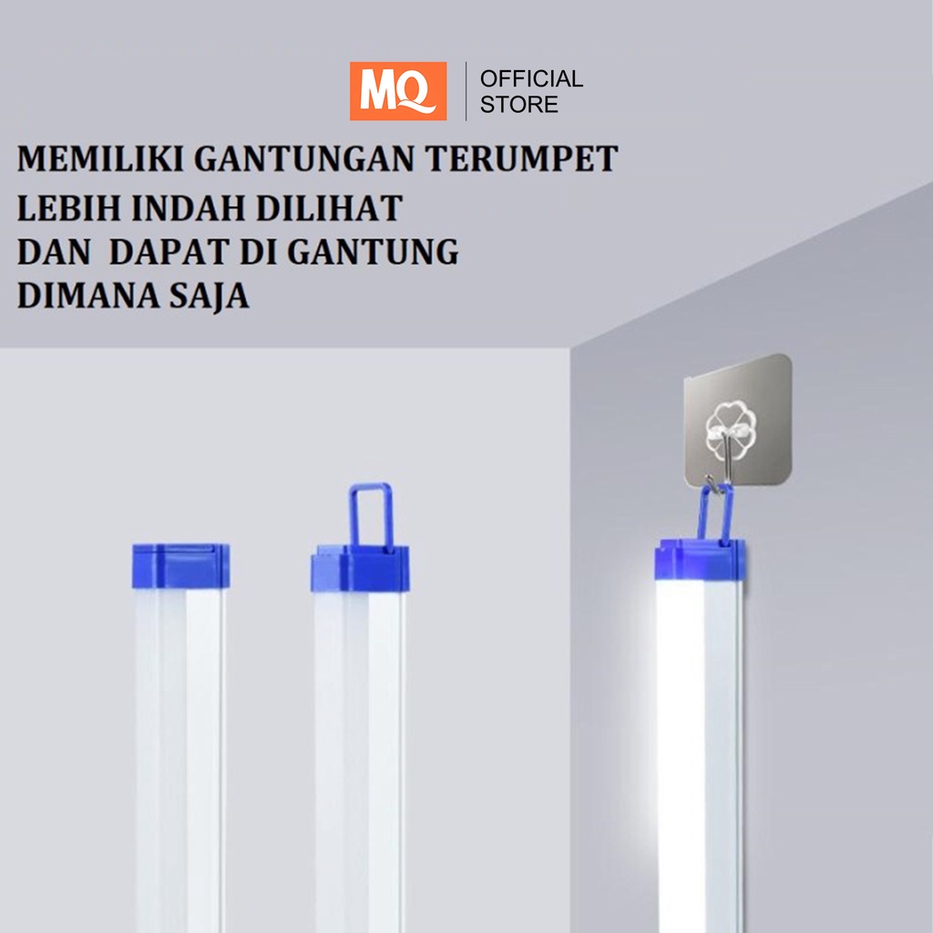 MQ lampu emergency t5 60w super terang   lampu darurat T5 portable  60watt    lampu emergency T5 40w