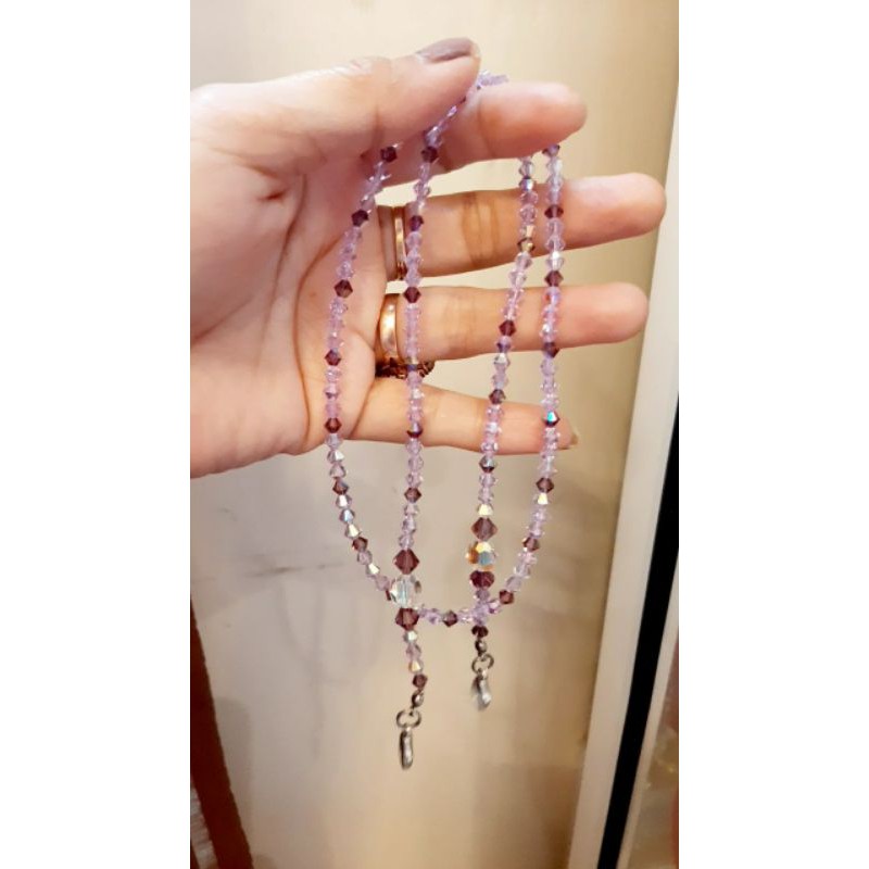 Kalung masker Swarovski