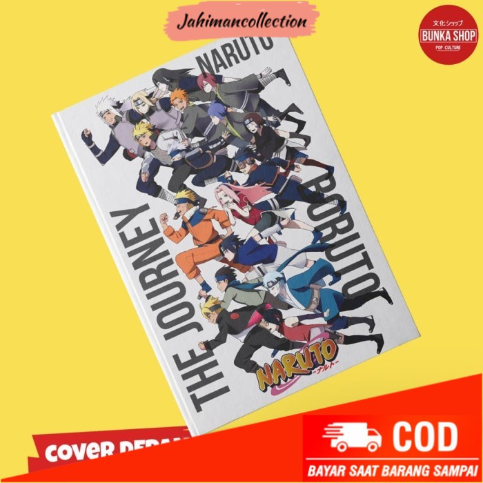 

✨ BISA COD ✨ Note Book Anime The Journey Naruto Boruto Hardcover A5