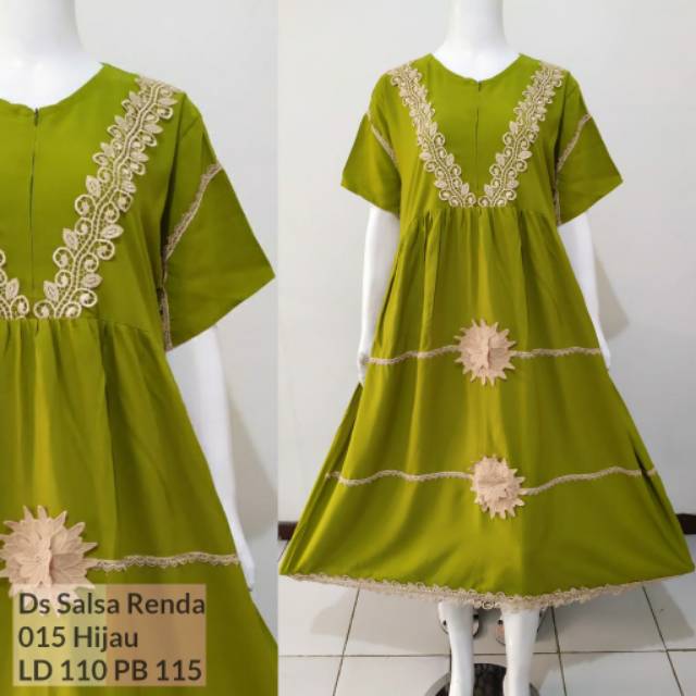 Baju Menyusui Daster Salsa Renda Katun Rayon Ziyan