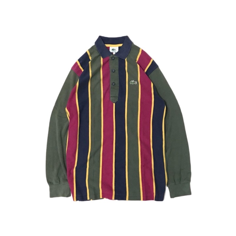 Polo rugby second Lacoste multicolor Small logo