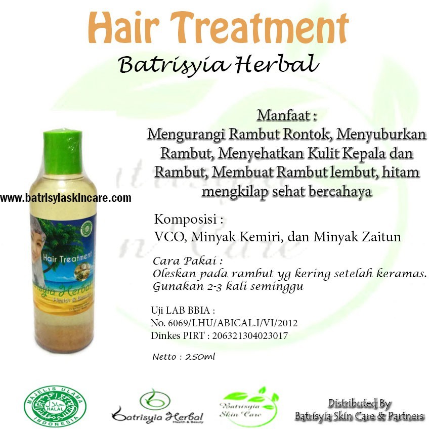 Batrisyia Hair Treatment Shopee Indonesia
