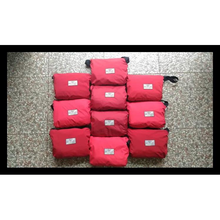 Jas Hujan Sun Flower Khusus Warna Merah M L Xl Sunflower Raincoat