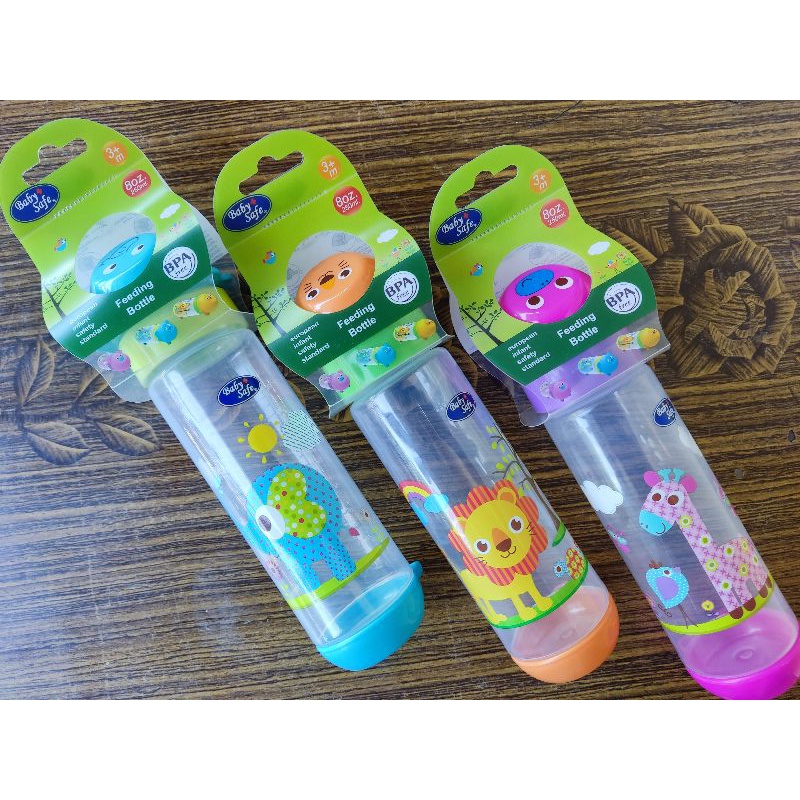 Botol Susu Bayi BABY SAFE  / BabySafe AP002 reguler 250ml / babysafe AP004 wide neck 250ml