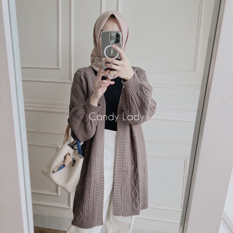 Clara Import Long Cardy Rajut Premium