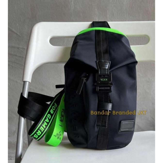 Tas Selempang Pria TUMII Razer Bozeman Sling Bag Gamers Branded Import