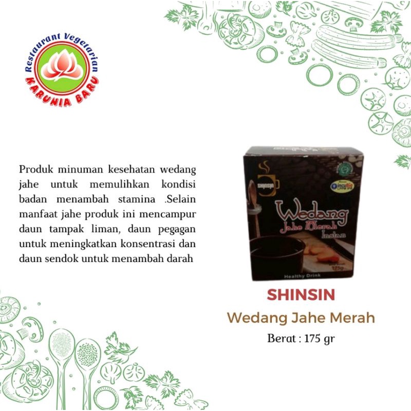 

jahe merah Shinsin Wedang Jahe Merah