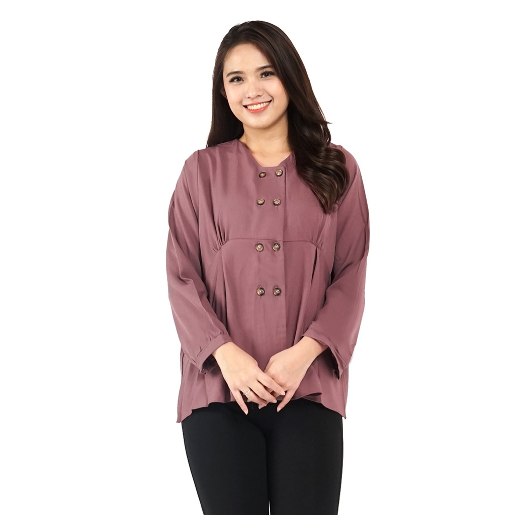 ZTR - Hawa Shirt - Atasan Wanita Hijab Friendly Lengan Panjang CODE 1001