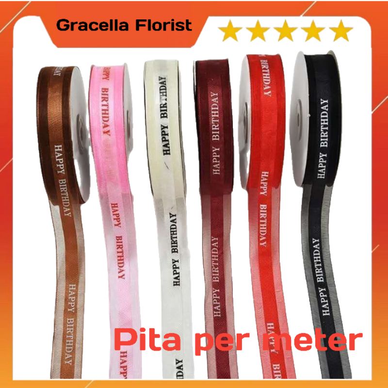 

PITA ECERAN MOTIF HAPPY BIRTHDAY