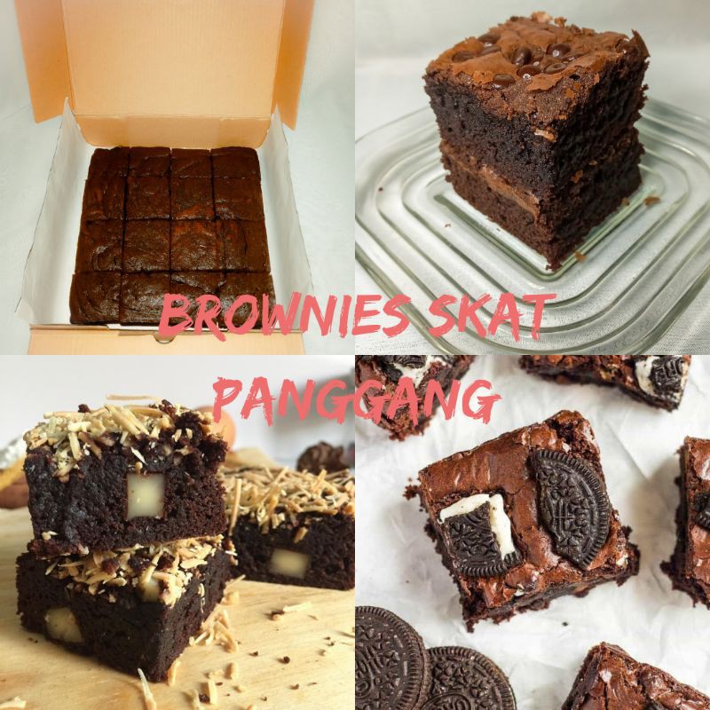 

Fudgy Brownies Sekat Oreo ukuran 20x20cm