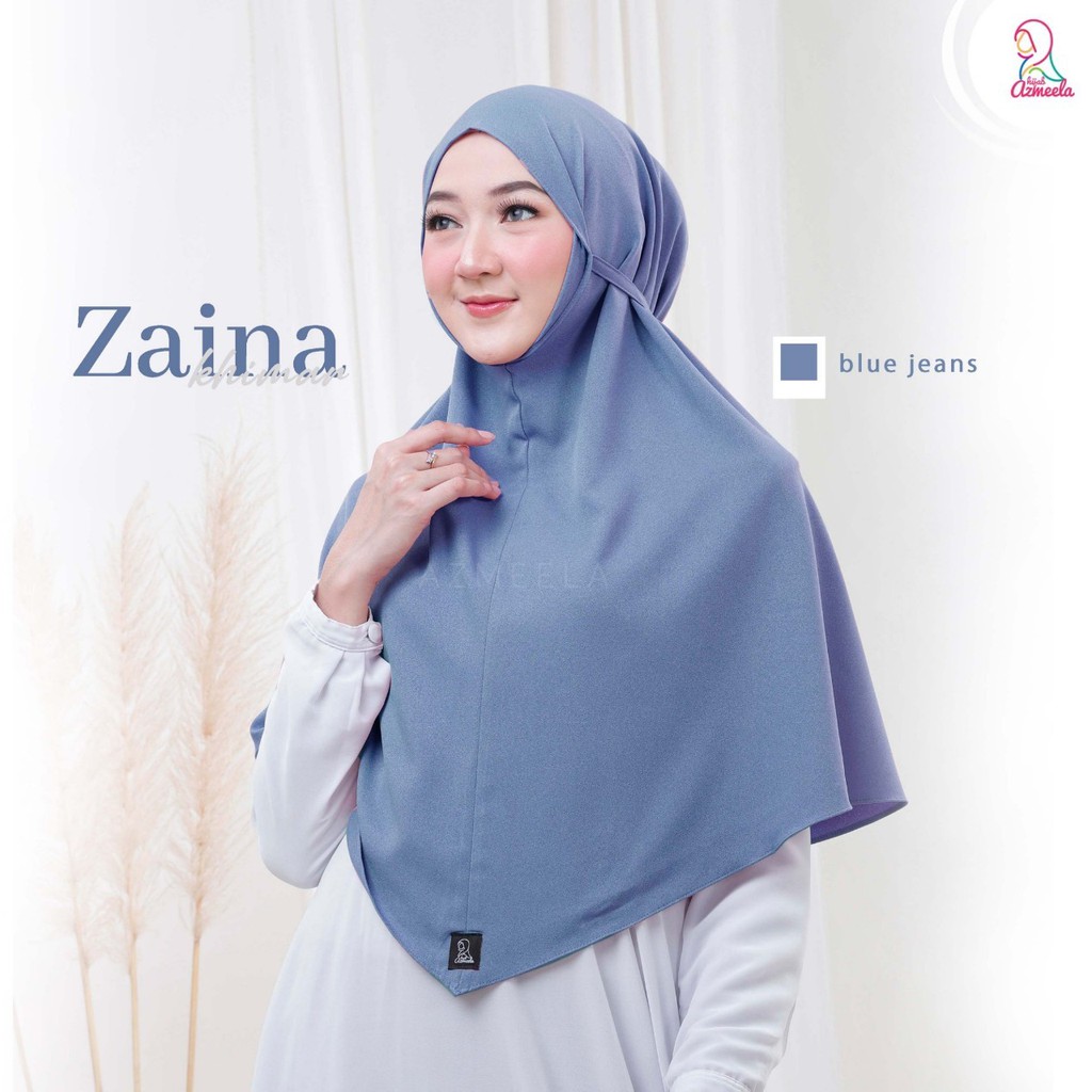 Zaina Series Azmeela Kerudung Remaja Dewasa Hijab Jumbo Instan Jilbab Azmeela