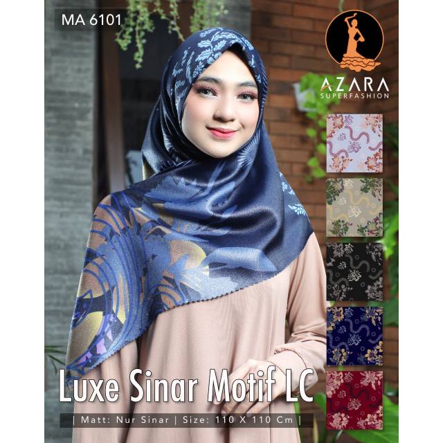 Luxe sinar motif Lc MA 6101                                   harga untuk satu seri/10pcs