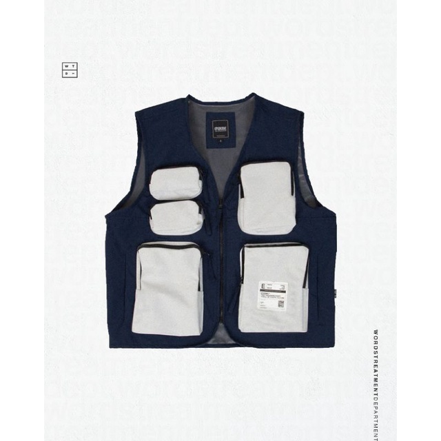 Jacket Vest Epidemic - Mokujin Navy