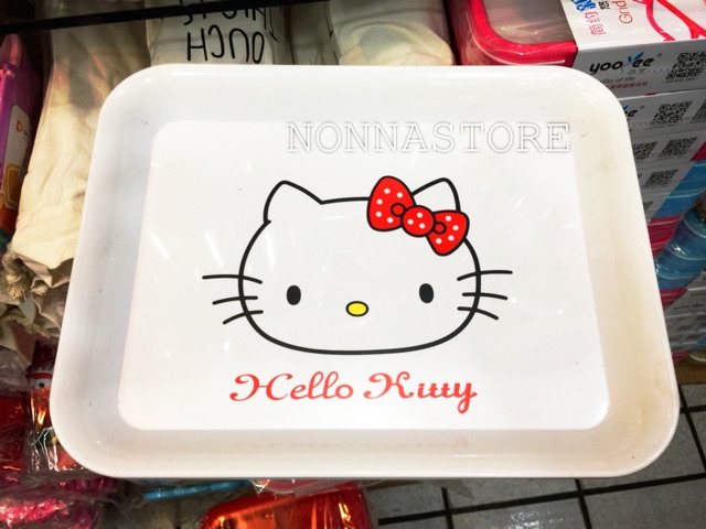 Nampan / Baki Melamin Hello Kitty dan Doraemon