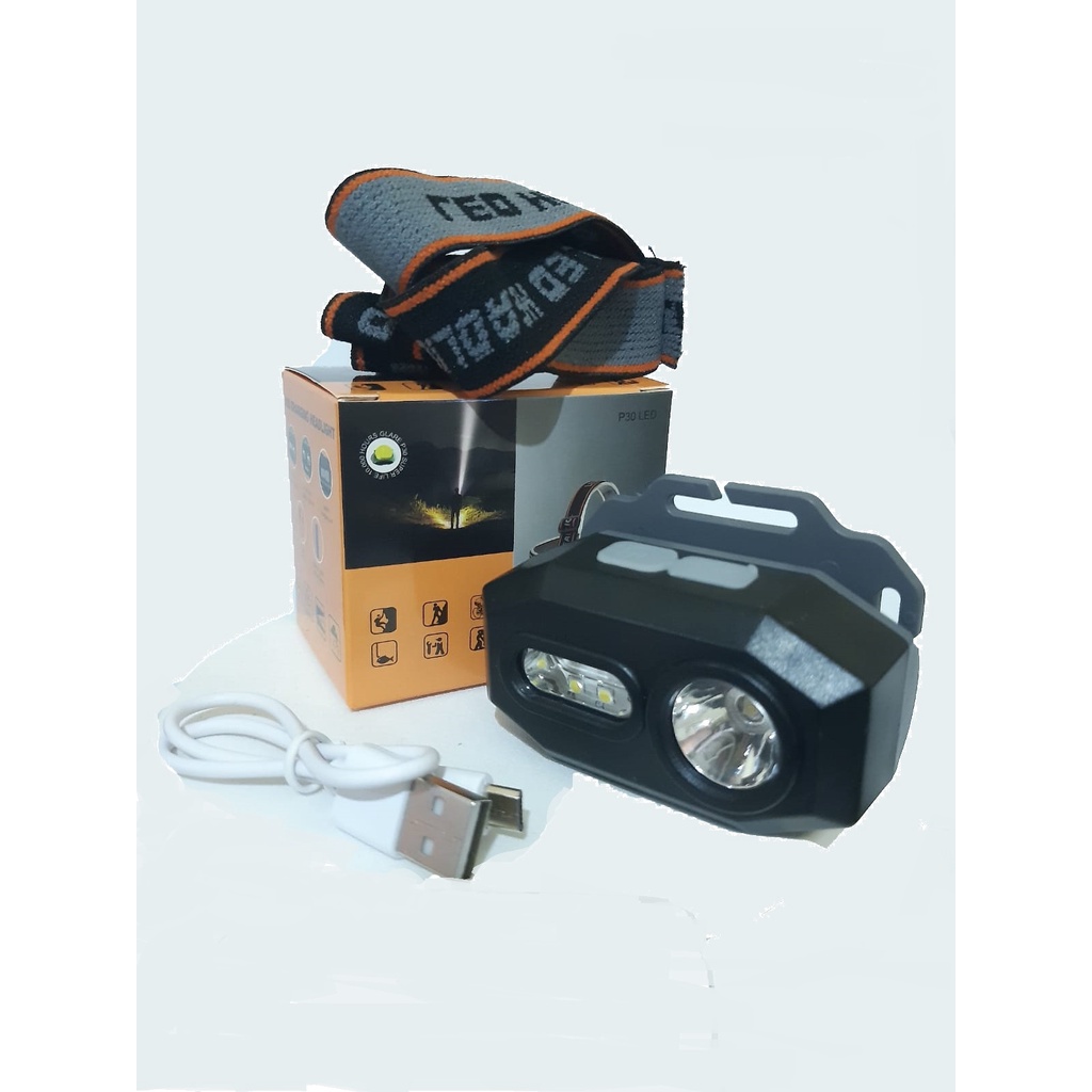 SENTER kepala SQ 803 P30 LED HEADLAMP murah berkualitas 4MODE setara 30WATT CAHAYA PUTIH