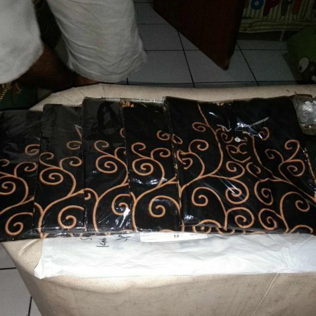 Kemeja Batik Pria Lengan Panjang Size M L Xl Xxl Bswart Batik Hrb026 Kenango Hem Panjang Padi