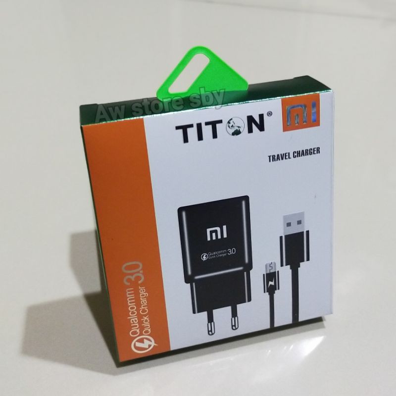 Charger Xiaomi Micro usb Fast Charger Redmi 3/4X/4A/5A/6A/7A/8A/9A/9C [Xiaomi Micro TITON]