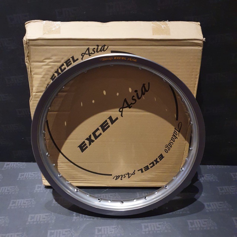 Velg Alloy Takasago Excel Asia 18 x 185 Titanium Kilat Original Takasago