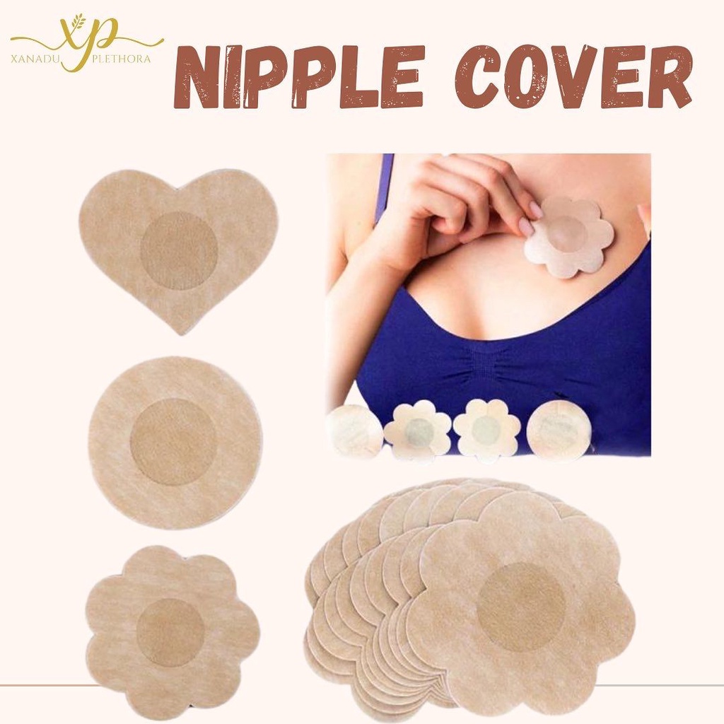 1 pasang isi 2pc - Unisex Nipple Pad / Penutup Pelindung Puting -  Invisible Nipple Cover - Stiker Nipple