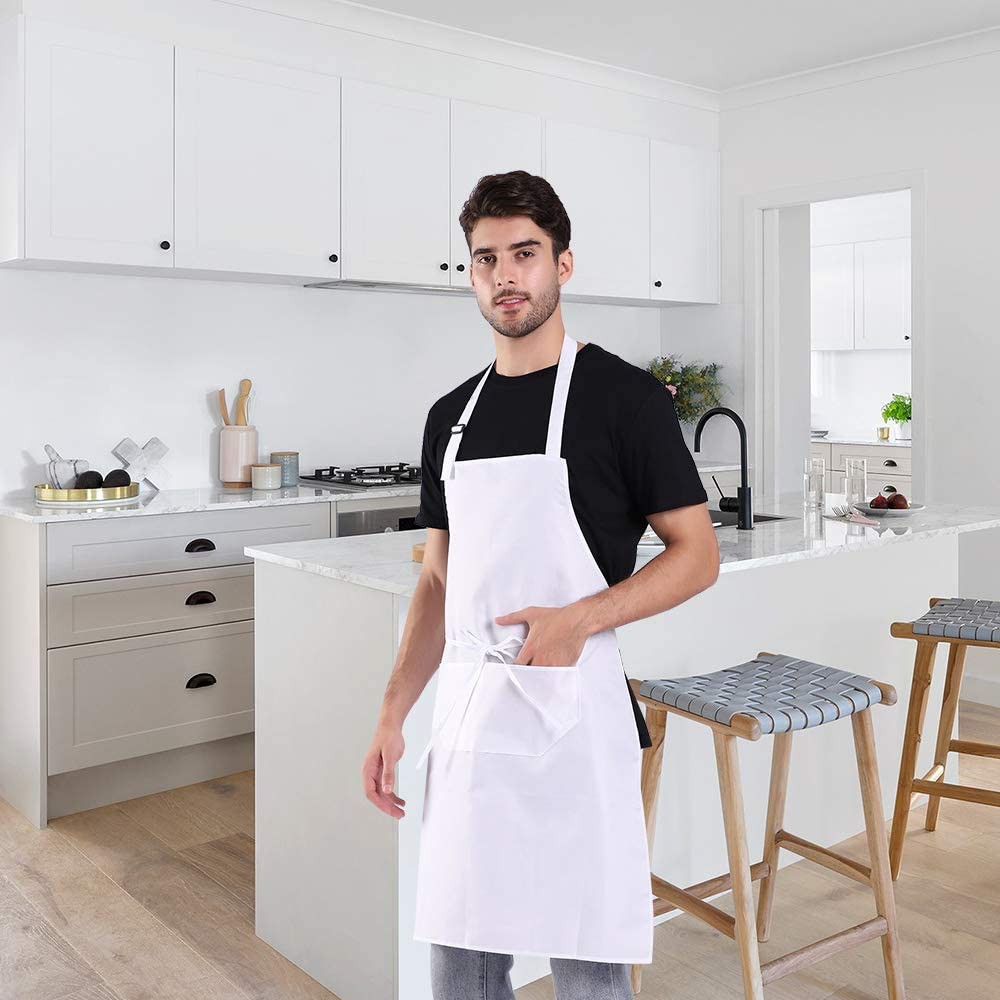 Celemek Masak Celemek Kain Katun American Drill Apron Masak