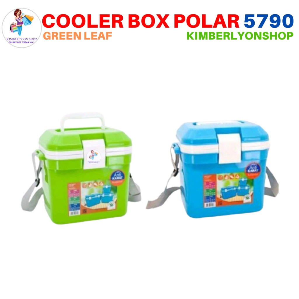 Cooler Box Polar Kotak Pendingin 6,5 Liter 5790 Green Leaf