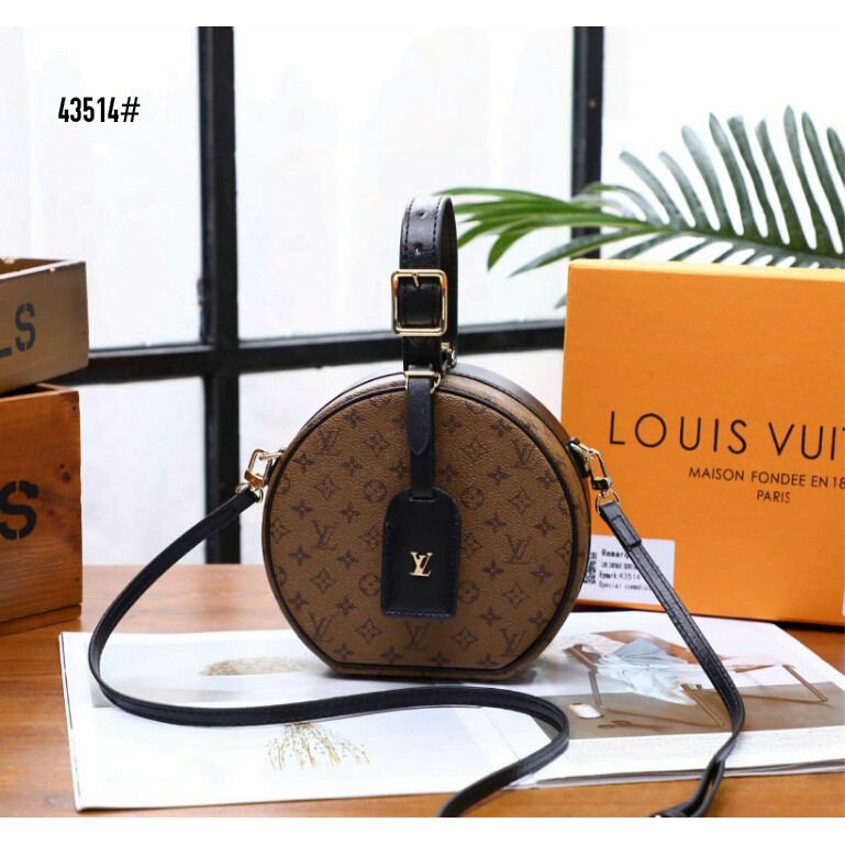 V-[HIGH PREMIUM] Louis Vuitton Petite Boite Chapeau Bag 43514#