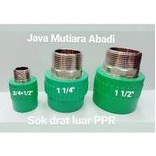 Sok Drat Luar PPR 3/4X1/2''/Male Socket 25x20mm SDL Fitting Pipa PPR