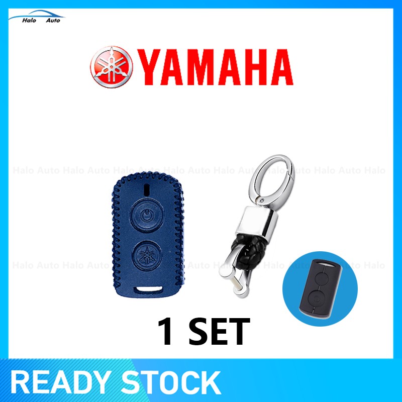 【Ready Stock】Leather Key Cover For Yamaha NVX XMAX AEROX Leather Key Cover with keychain