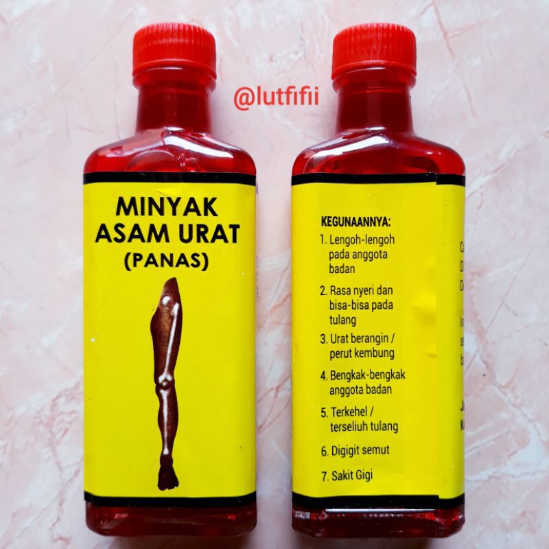 Minyak Asam Urat Panas Obat Asam Urat Pijat Urut Gosok Kusuk Pijit Massage Oil Asli Malaysia Shopee Indonesia