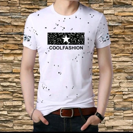 kaos pria oblong dewasa  L / XL pakaian cowok COD atasan laki laki CoolFashion