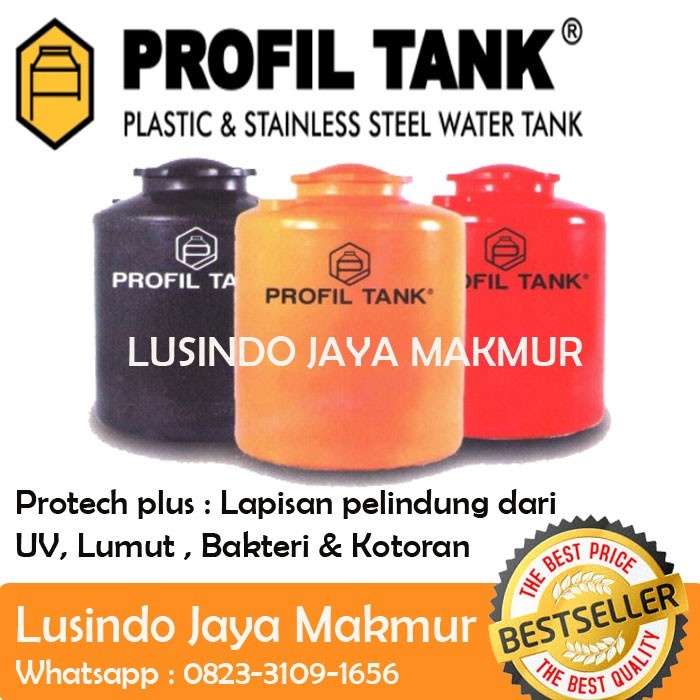 TANDON TANKI AIR TDA 300 L LITER 300L PLASTIK PE PROFIL TANK SURABAYA