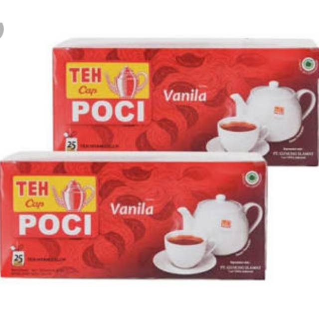 

POCI TEH CELUP VANILLA BOX 25x2g