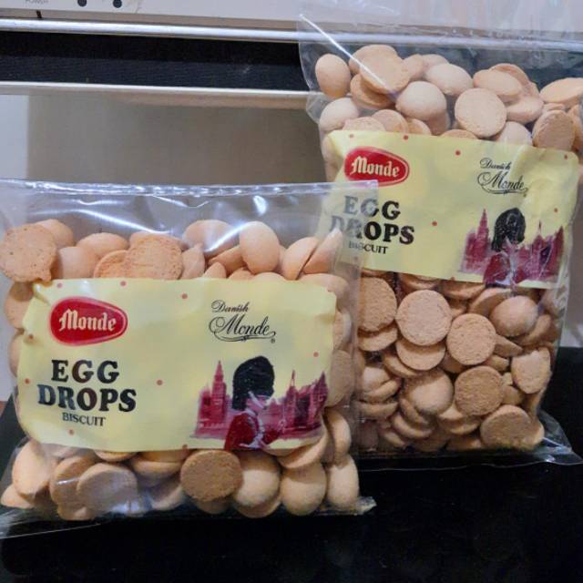 Monde egg drop kemasan/jajan/camilan/snack lebaran