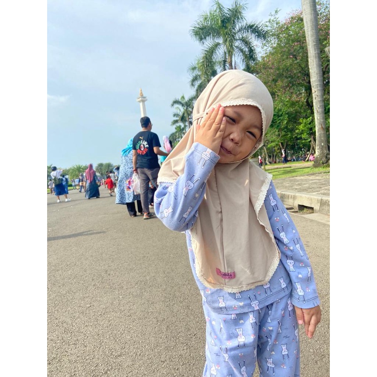 jilbab bergo renda anak good jersey