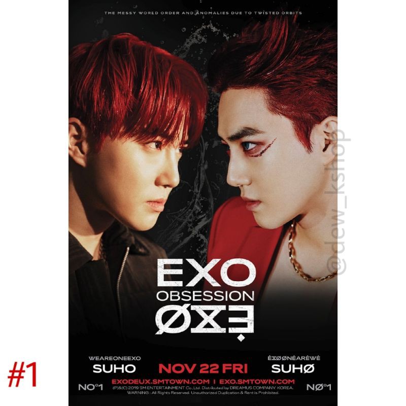 POSTER EXO (SUHO) - OBSESSION