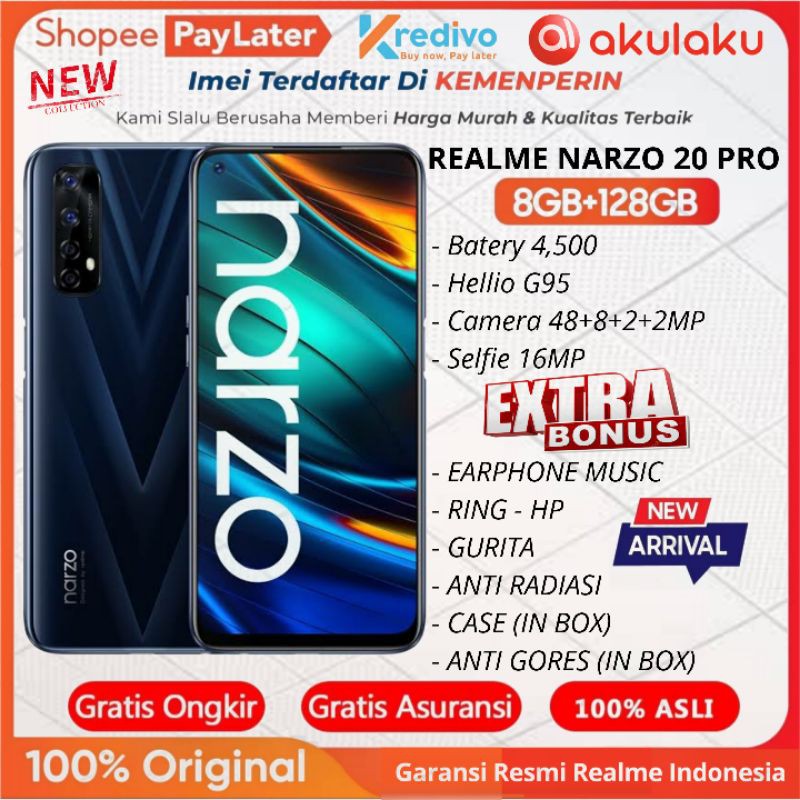 Realme Narzo 20 Pro Ram 8GB Rom 128GB 8/128 Garansi Resmi Realme 1 Tahun