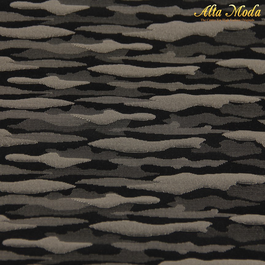 

Alta Moda Jacquard Zebra Mix Pattern Black And Silver (1M)