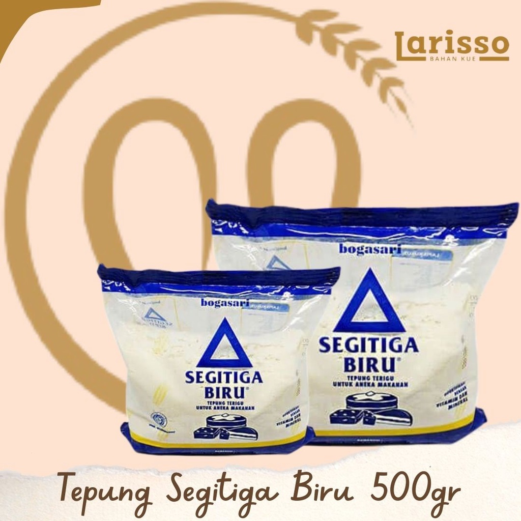 

BOGASARI SEGITIGA BIRU TEPUNG TERIGU PROTEIN SEDANG 500gr