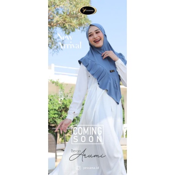 BERGO.ARUMI.ORIGINAL.YESSANA.KERUDUNG.JILBAB.MURAH.SIMPEL.KEKINIAN.BARU.TALI.JERSEY.TEBAL.RUMAH