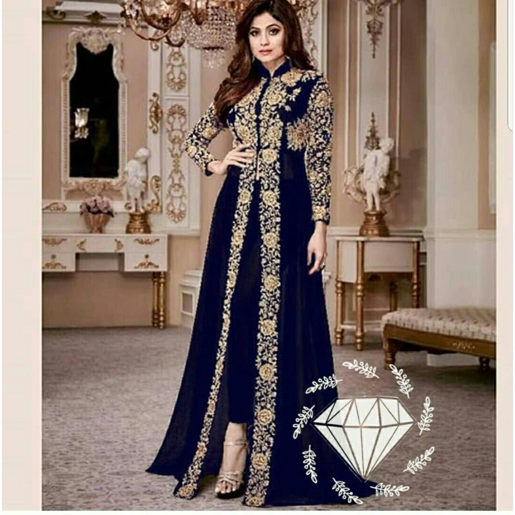 HCL Setelan Yanka - Gamis Wanita Formal Model India - Dress Muslimah Trendy - Busana Muslimah