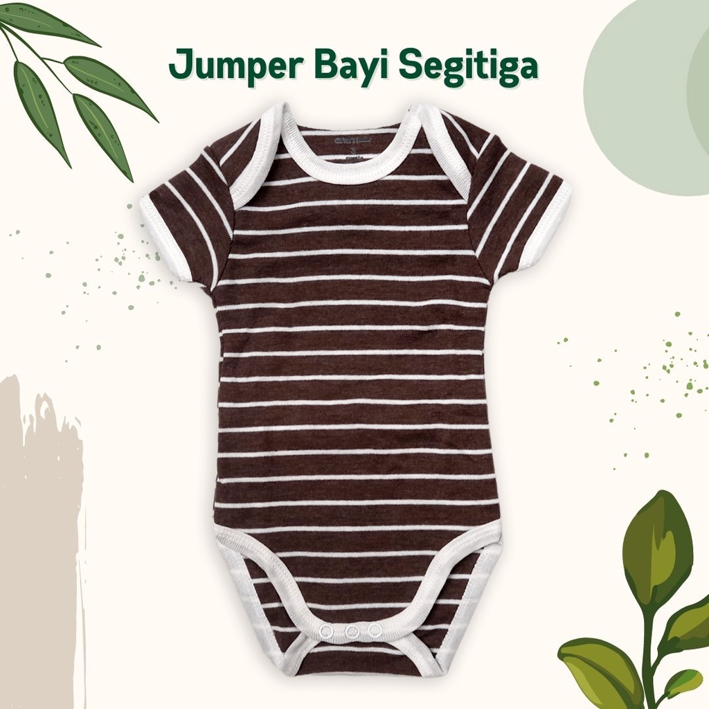 Jumper lengan pendek Boy bodysuit baju bayi  body suit cater Motif Cowo