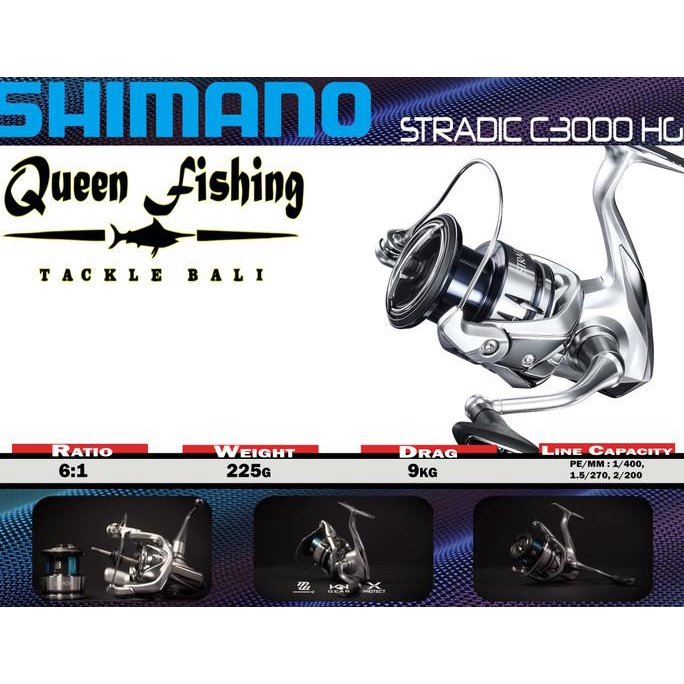favorit] Reel Shimano Stradic FL c3000 HG