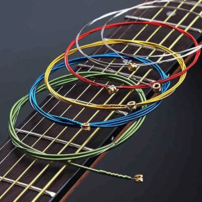 COD Senar gitar colorfull unpacking murah