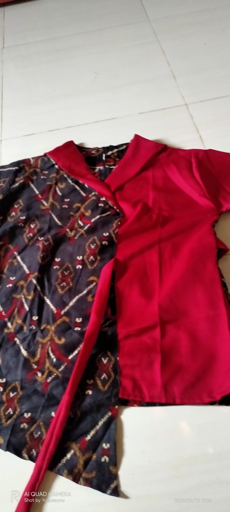 Atasan Batik Dolby Dolbi Dobby Doby Tenun Sutra Tulis Halus Katun Atbm Baron