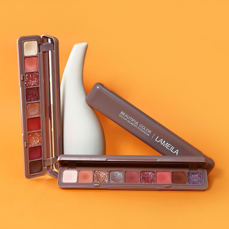 Eyeshadow Palette Lameila 9 Warna Mate Dan Glitter