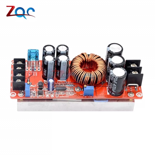 Step Up DC 20A 1200W DC-DC Boost Converter Power Supply 8-60V untuk 12-83V 24V 48V