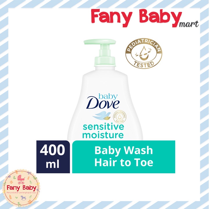 BABY DOVE HAIR TO TOE BABY WASH SENSITIVE MOISTURE - 400ML /50363