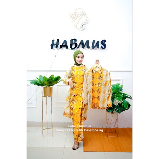 COUPLE BATIK KONDANGAN SETELAN SONGKET PALEMBANG